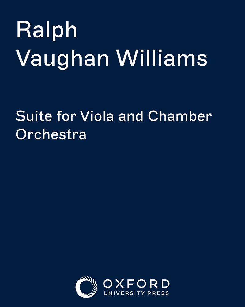 Suite for Viola and Chamber Orchestra — Ralph Vaughan Williams