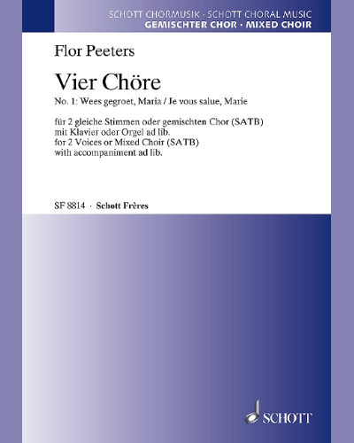 Vier Chöre — "Flor" Peeters