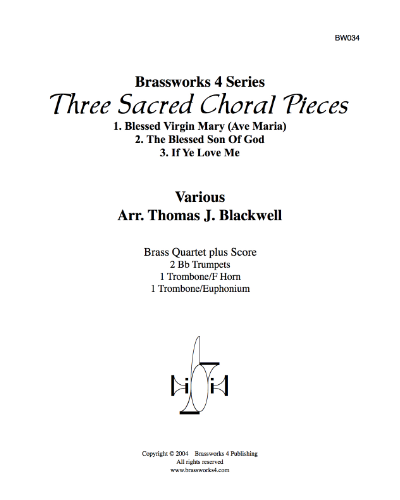 Three Sacred Choral Pieces — 合集