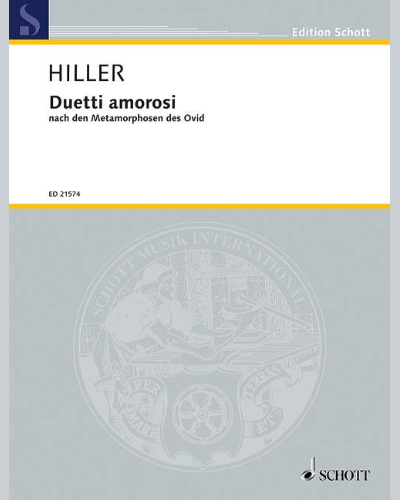 Duetti amorosi — Wilfried Hiller
