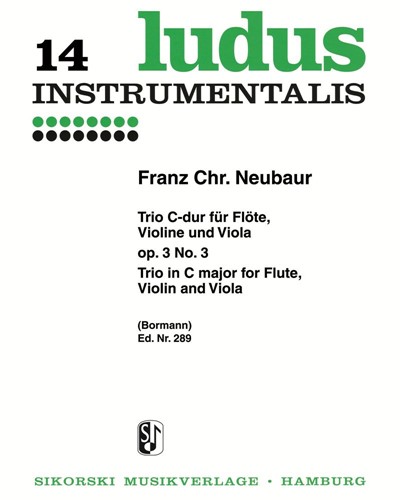 Trio in C major — Franz Christoph Neubaur