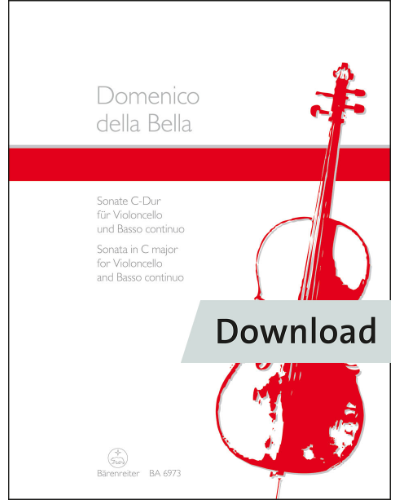 Sonate für Violoncello und Basso continuo C-Dur — Bella Domenico della