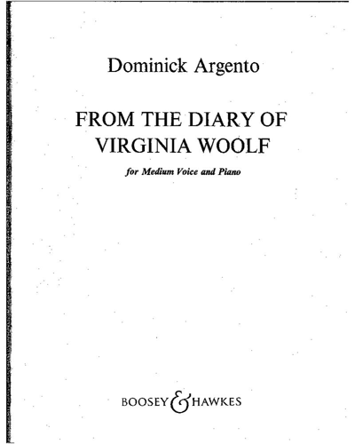From the Diary of Virginia Woolf — Dominick Argento