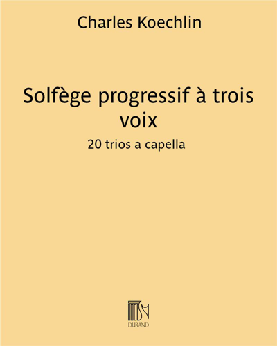 Solfège progressif à trois voix — 夏尔·凯什兰