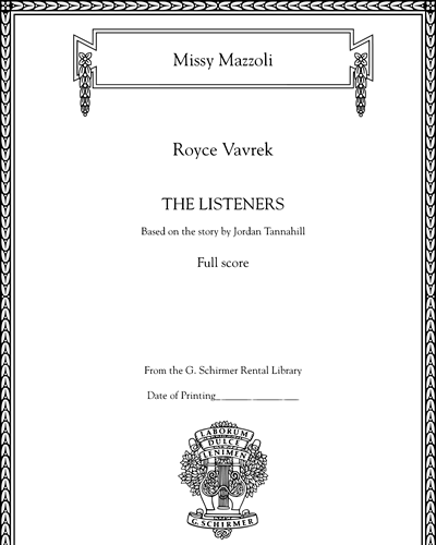 The Listeners — Missy Mazzoli