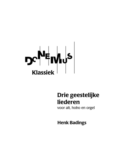 Three Spiritual Songs — Henk Badings