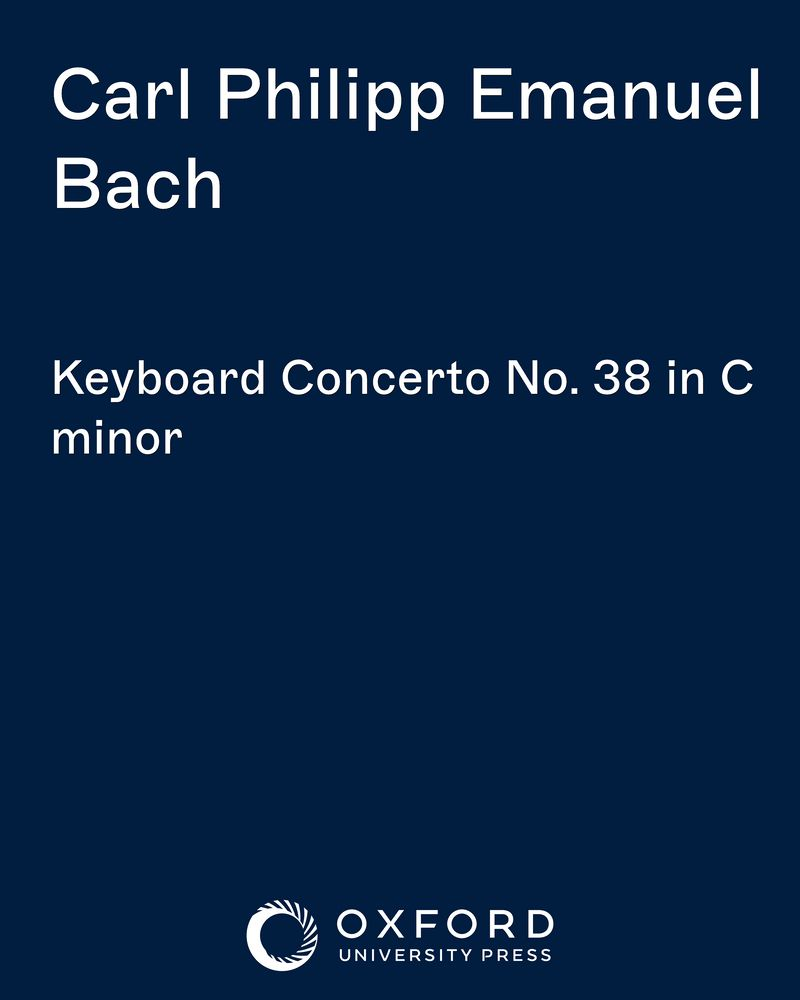 Keyboard Concerto No. 38 in C minor, H. 448 — C.P.E.巴赫