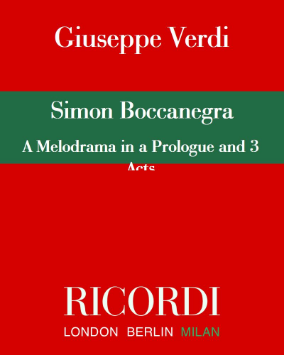 Simon Boccanegra — Giuseppe Verdi