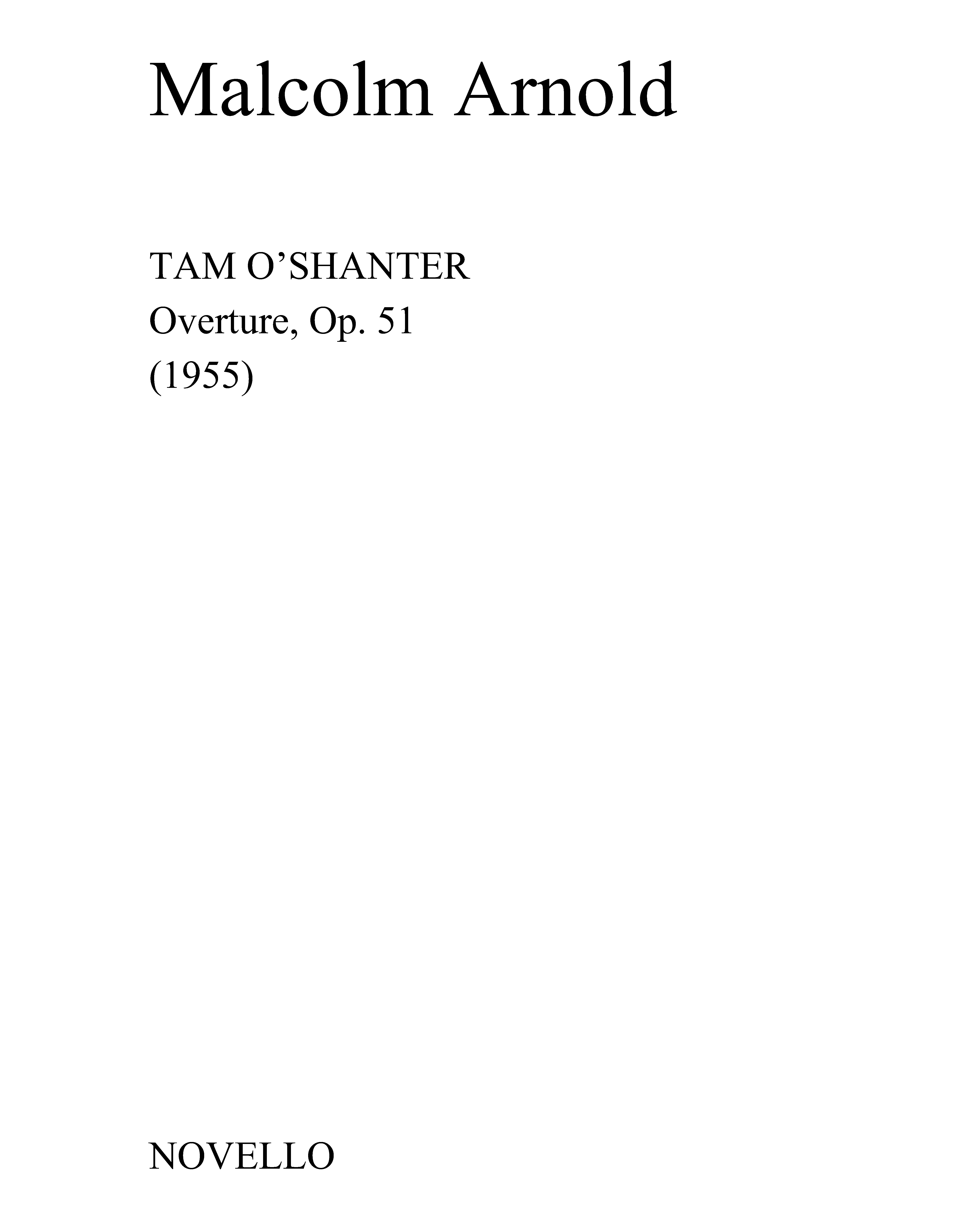 Tam O'Shanter Overture, op. 51 — 马尔科姆·阿诺德