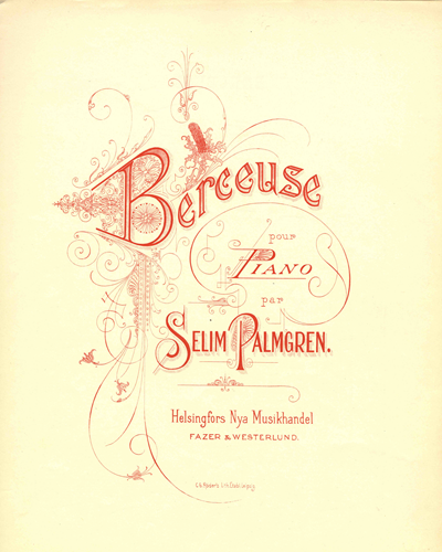 Berceuse — 塞利姆·帕尔姆格伦