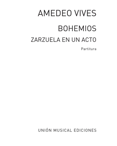 Bohemios — Amadeo Vives
