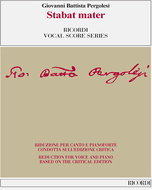Stabat Mater - Edizione Critica — Giovanni Battista Pergolesi