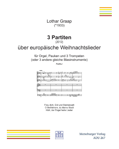 Three Partitas on European Christmas Carols — Lothar Graap