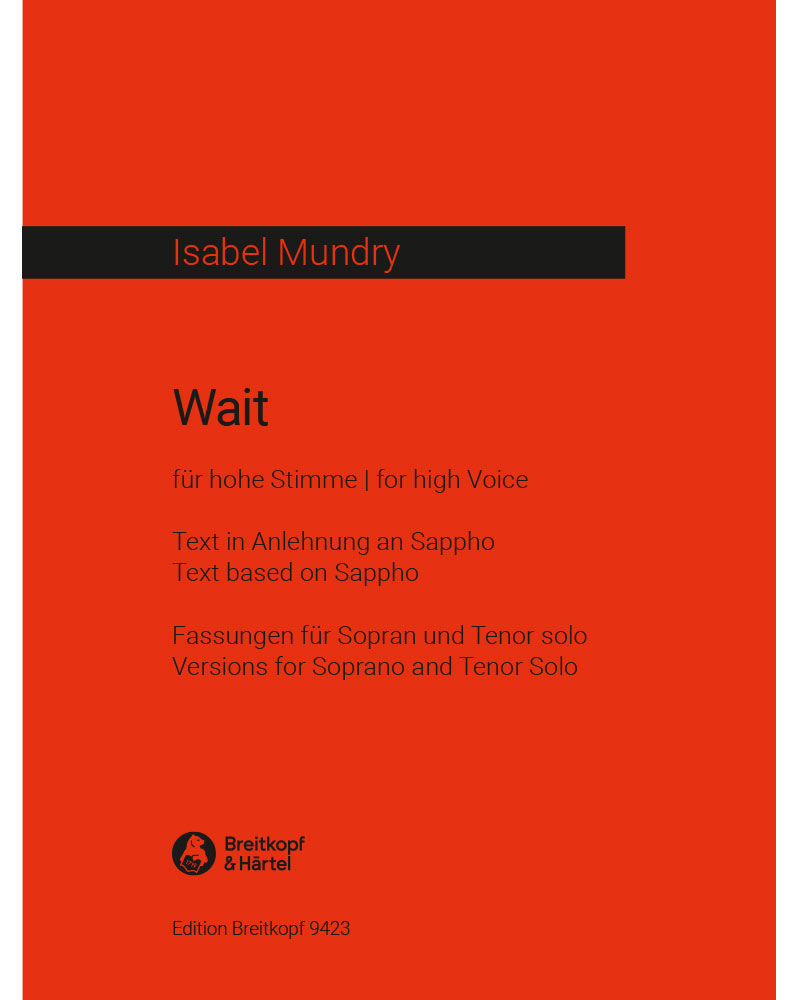 Wait — Isabel Mundry