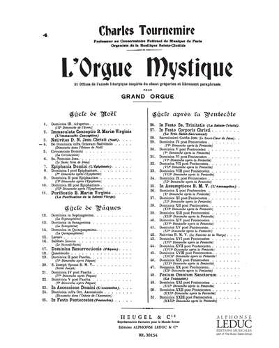 De Dominica infra Octavum Nativitatis, op. 55 — 夏尔·图尔内米尔