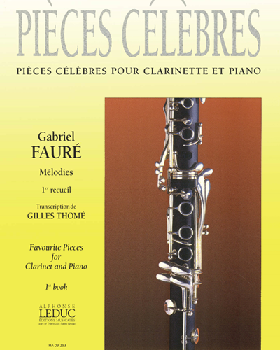 Pièces célèbres pour Clarinette et Piano, Book 1 — 福雷