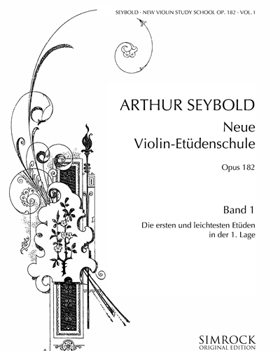 New Violin Study School, op. 182 Vol. 1 — Arthur Seybold