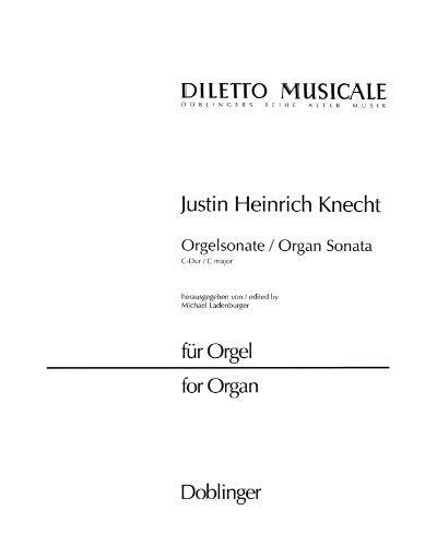 Sonata in C major — Justin Heinrich Knecht