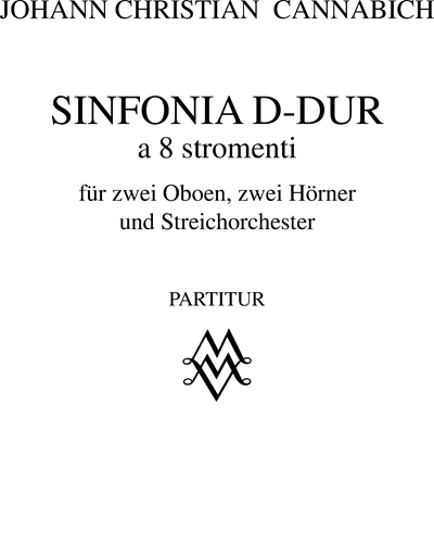 Sinfonia D-dur a 8 stromenti — Christian Cannabich
