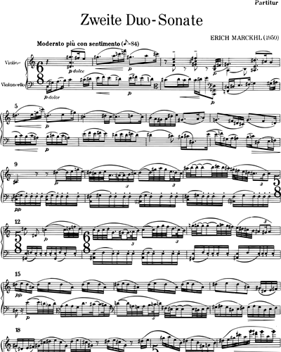 Duo-Sonata No.2 — Erich Marckhl