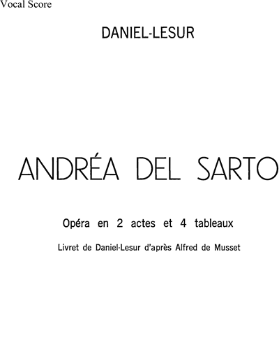 Andrea del Sarto — Jean-Yves Daniel-Lesur
