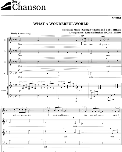 What a wonderful world — Bob Thiele