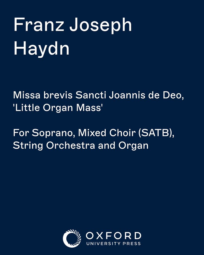 Missa brevis Sancti Joannis de Deo, 'Little Organ Mass' — Joseph Haydn