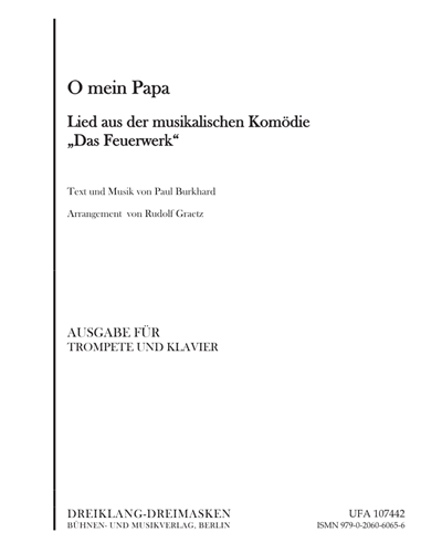 O mein Papa — Paul Burkhard