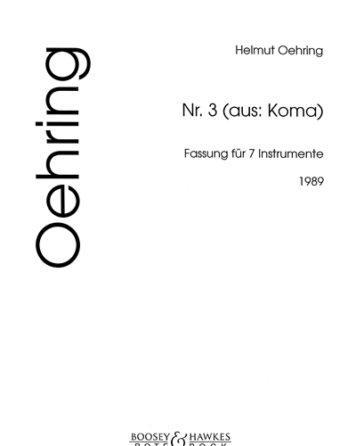 No. 3 from Koma — Helmut Oehring
