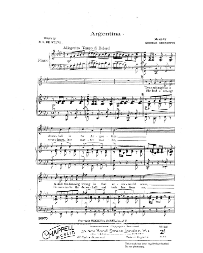 Argentina — 格什温