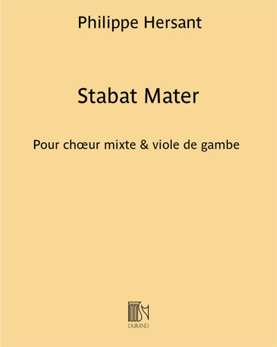Stabat Mater — Philippe Hersant
