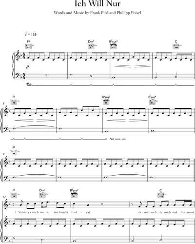 Ich Will Nur — Philipp Poisel