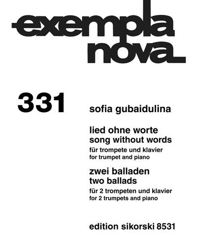 Song Without Words & Two Ballads — 古拜杜丽娜