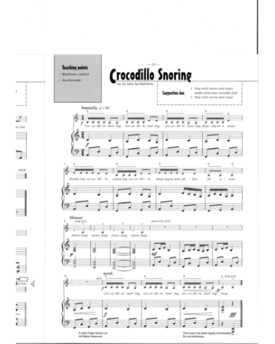 Crocodillo Snoring — Pam Wedgwood