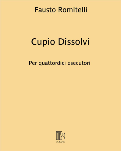 Cupio Dissolvi — Fausto Romitelli