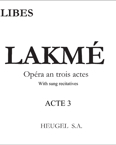 Lakmé — 德里布