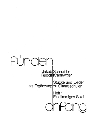 Für den Anfang, Book 1 — Jakob Schneider