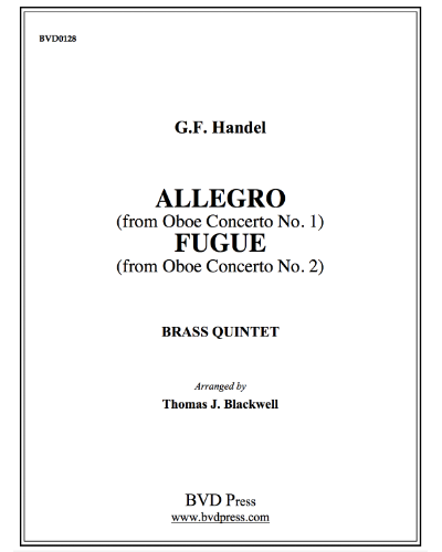 'Allegro' (from 'Oboe Concerto No. 1') & 'Fugue' (from 'Oboe Concerto No. 2') — 亨德尔