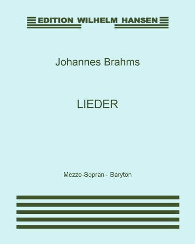 Lieder — 勃拉姆斯
