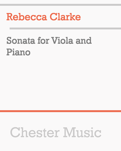 Sonata for Viola and Piano — 丽贝卡·克拉克