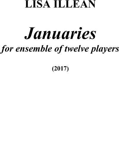 Januaries — Lisa Illean