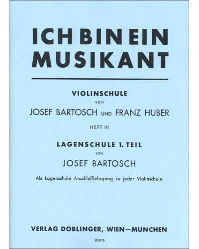 Ich bin ein Musikant, Book 4 — Josef Bartosch