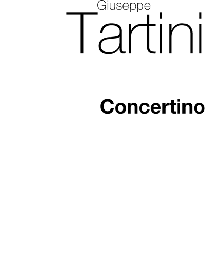 Concertino — 塔尔蒂尼