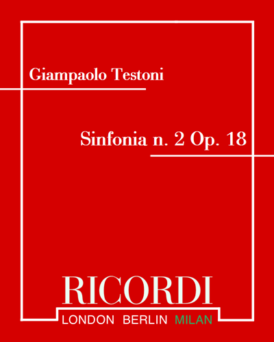 Symphony No. 2, op. 18 — Giampaolo Testoni
