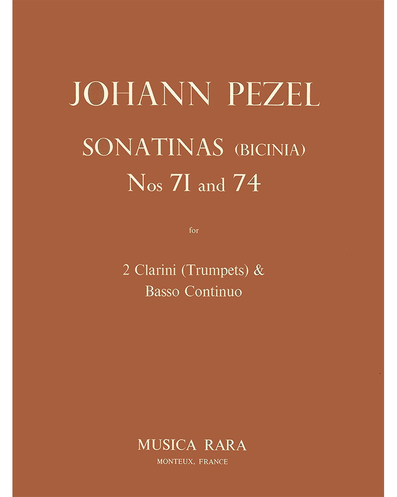 Sonatinen No. 71 & 74 — Johann Christoph Pezel