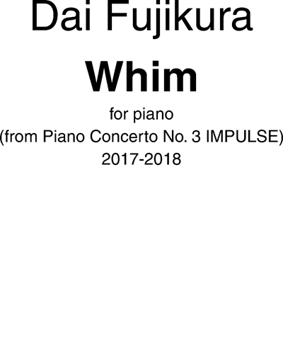 Whim — 藤仓大