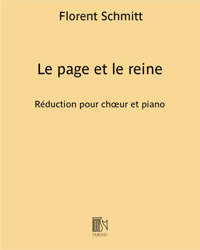 Le page et le reine (Extract No. 1 from 'Six Chœurs') — Florent Schmitt