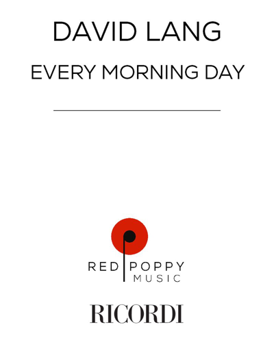 evening morning day — 戴维·朗