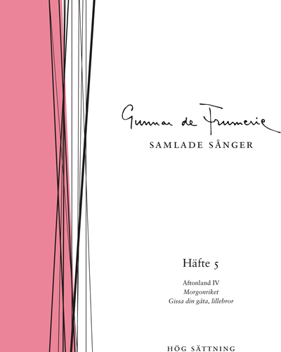 Collected Songs, Vol. 5 — Gunnar de Frumerie