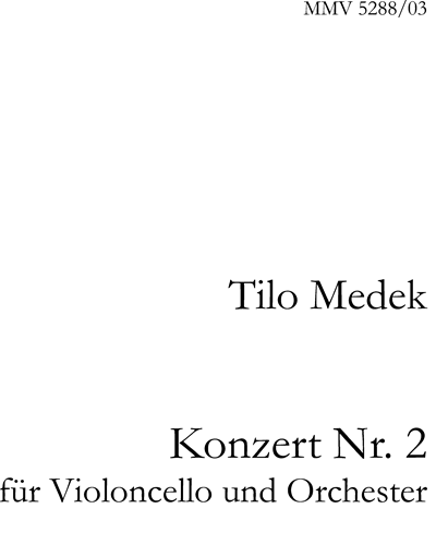 Concerto for Cello and Orchestra No. 2 — Tilo Medek